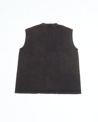 TOUGHER   BREA SLEEVELESS CHEMICAL BLANK Bleach BLACK