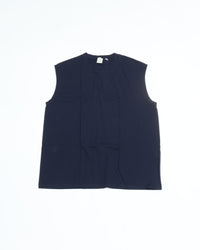 TOUGHER   BREA SLEEVELESS SOLID BLANK Yankees NAVY