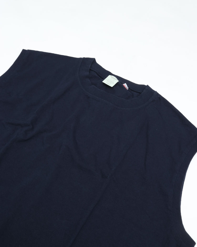 TOUGHER   BREA SLEEVELESS SOLID BLANK Yankees NAVY