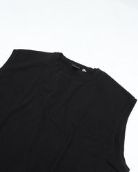 TOUGHER / BREA S/S TEE SOLID BLANK BLACK