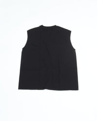 TOUGHER / BREA S/S TEE SOLID BLANK BLACK