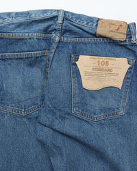 orslow  105 STANDARD SELVEDGE DENIM 2YR WASH