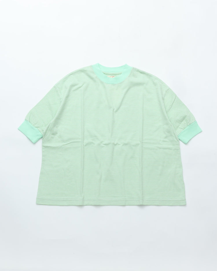 MEYAME  BORDER HALF SLEEVE TEE MEY-2438 GREEN