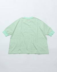 MEYAME  BORDER HALF SLEEVE TEE MEY-2438 GREEN