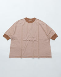 MEYAME  BORDER HALF SLEEVE TEE MEY-2438 BROWN