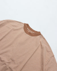 MEYAME  BORDER HALF SLEEVE TEE MEY-2438 BROWN