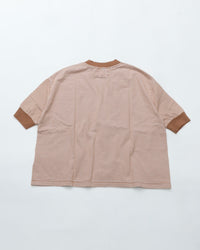 MEYAME  BORDER HALF SLEEVE TEE MEY-2438 BROWN