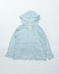 MEYAME  STRIPED LIGHT PARKA MEY-2430 BLUE