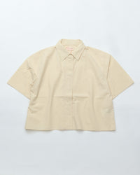 MEYAME  FRY FRONT HALF SLEEVE SHIRTS MEY-2437 CREAM