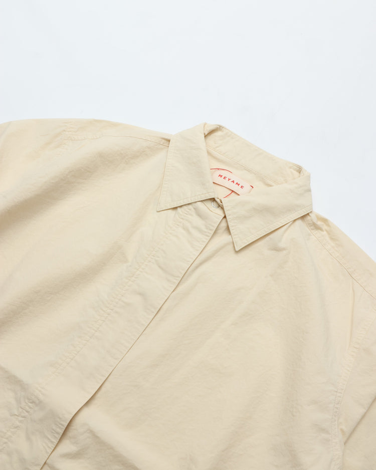 MEYAME  FRY FRONT HALF SLEEVE SHIRTS MEY-2437 CREAM