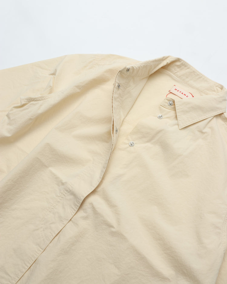 MEYAME  FRY FRONT HALF SLEEVE SHIRTS MEY-2437 CREAM