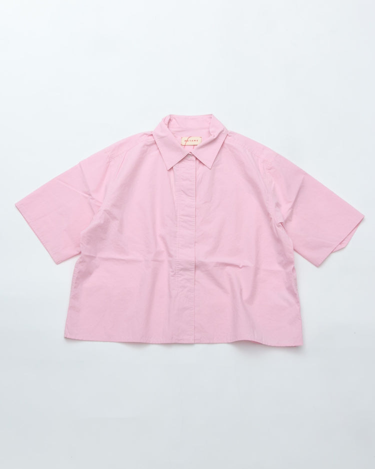 MEYAME  FRY FRONT HALF SLEEVE SHIRTS MEY-2437 PINK