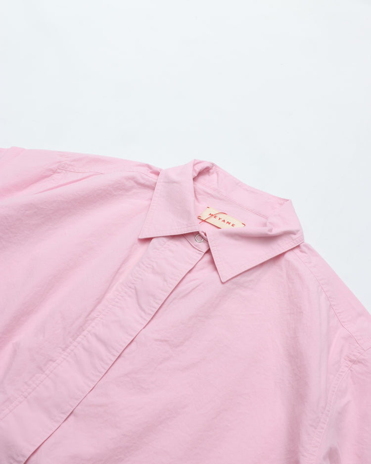 MEYAME  FRY FRONT HALF SLEEVE SHIRTS MEY-2437 PINK