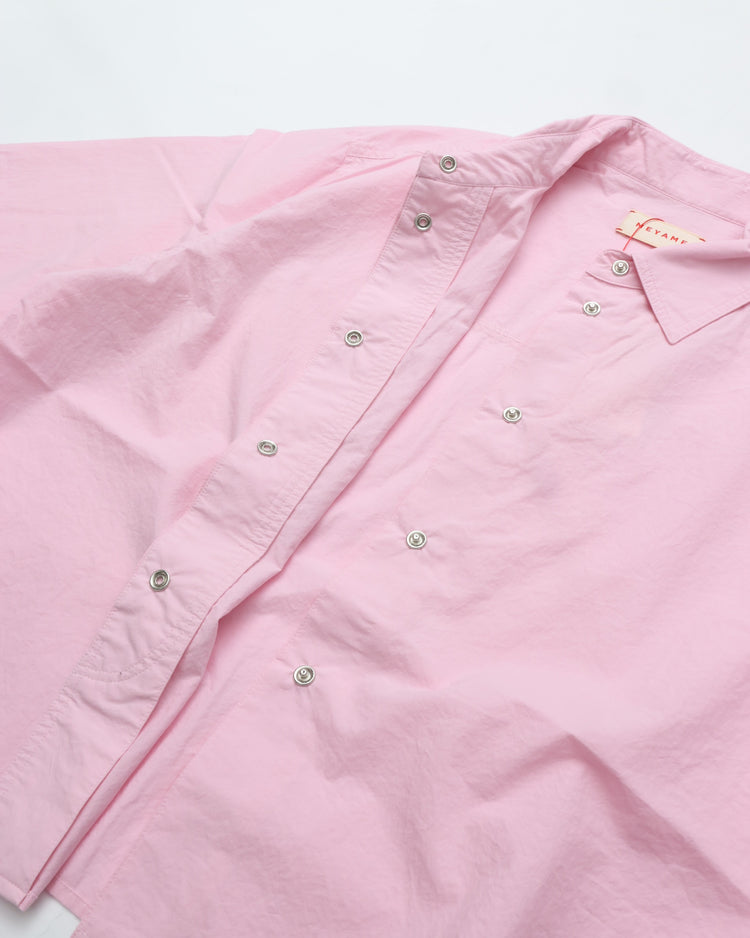 MEYAME  FRY FRONT HALF SLEEVE SHIRTS MEY-2437 PINK