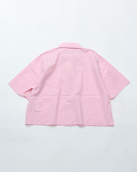 MEYAME  FRY FRONT HALF SLEEVE SHIRTS MEY-2437 PINK