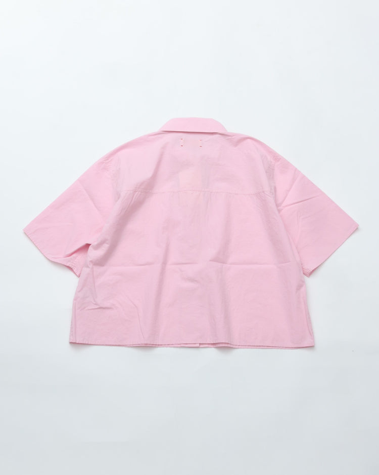 MEYAME  FRY FRONT HALF SLEEVE SHIRTS MEY-2437 PINK