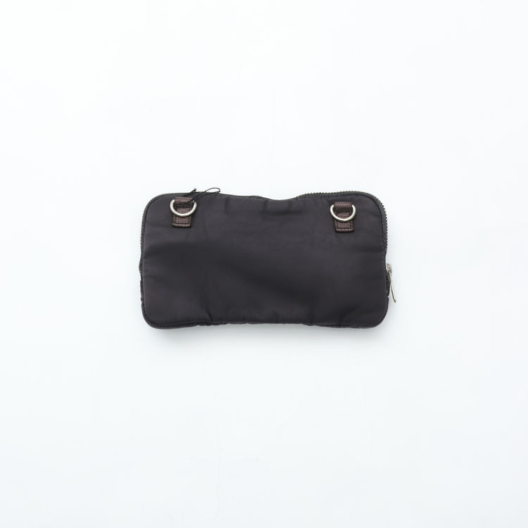 PORTER CLASSIC  SUPER NYLON WALLET POUCH BLACK
