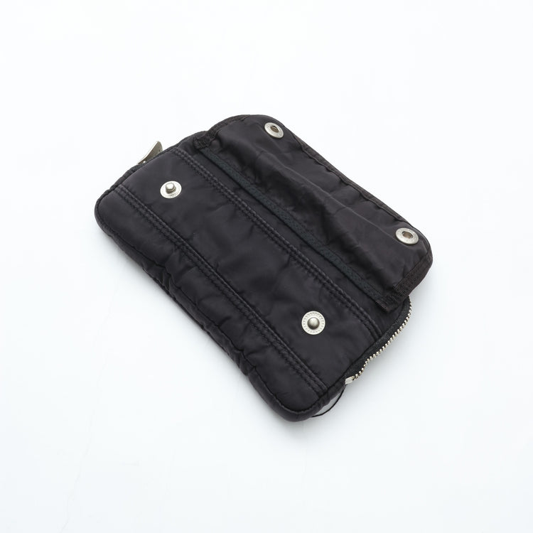 PORTER CLASSIC  SUPER NYLON WALLET POUCH BLACK