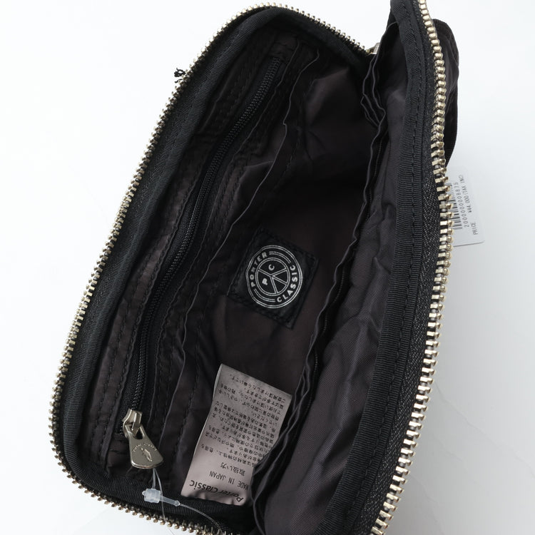 PORTER CLASSIC  SUPER NYLON WALLET POUCH BLACK