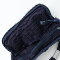 PORTER CLASSIC  SUPER NYLON WALLET POUCH BLUE