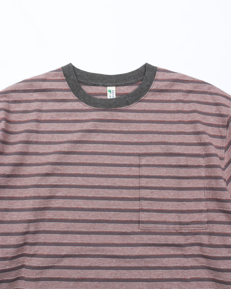 NOROLL / UNEVENNESS L/S TEE STONEGREY