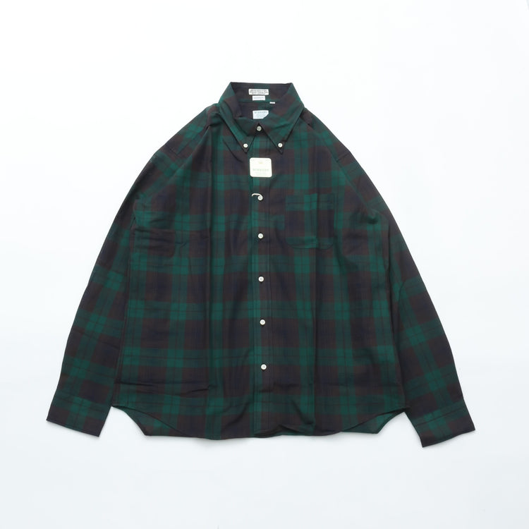 WORKERS  Modified BD Shirt India Madras Blackwatch