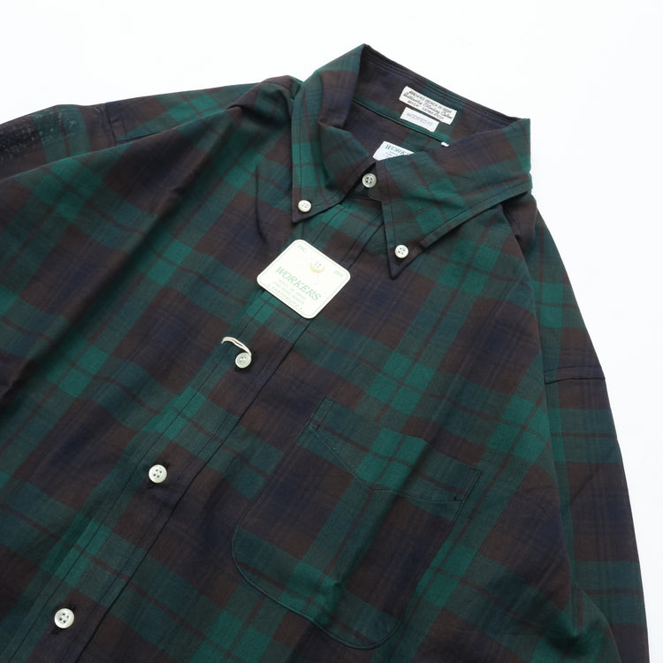 WORKERS  Modified BD Shirt India Madras Blackwatch