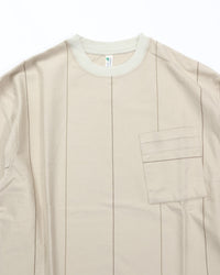 NOROLL / UNEVENNESS L/S TEE LT BEIGE