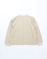 NOROLL / UNEVENNESS L/S TEE LT BEIGE