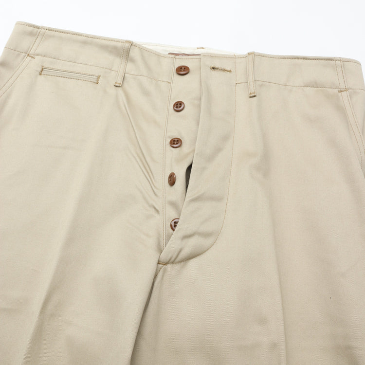 WORKERS  Officer Trousers Vintage Fit, Khaki No-1