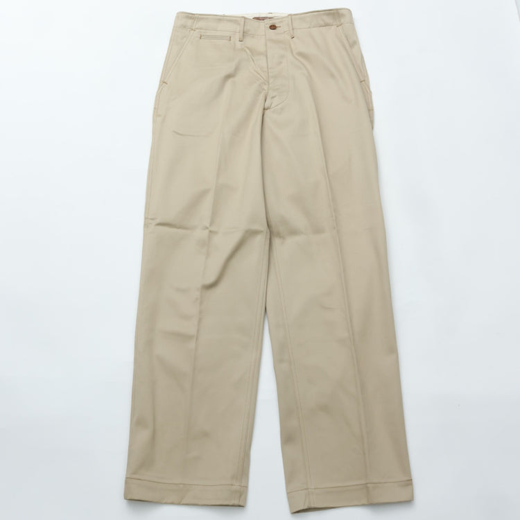WORKERS  Officer Trousers Vintage Fit, Khaki No-1