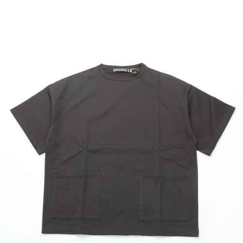 HAVERSACK / ハイゲージ天竺 ルーズフィット 半袖Tシャツ CHARCOAL