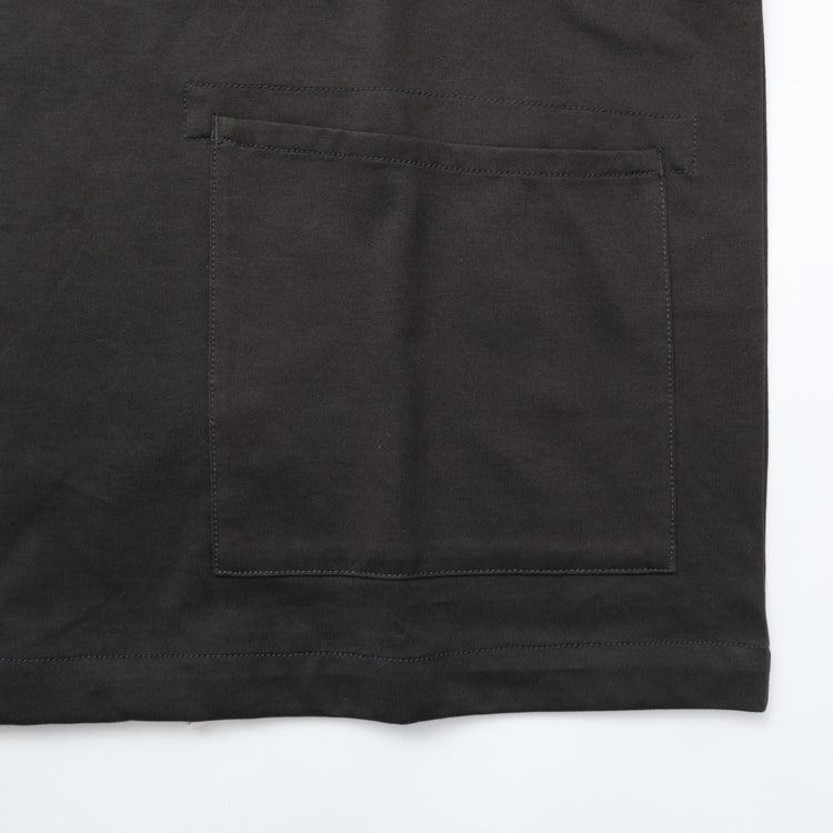 HAVERSACK / High-gauge jersey loose-fit short-sleeve T-shirt CHARCOAL