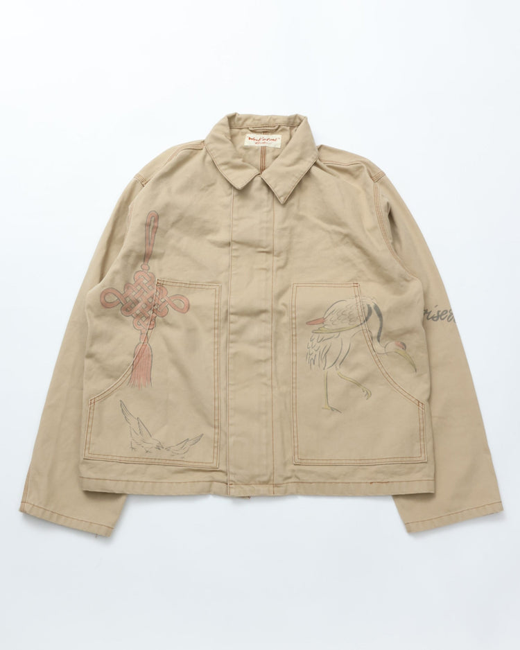 Work of Art Kendai / DUCK JACKET AGED WASH