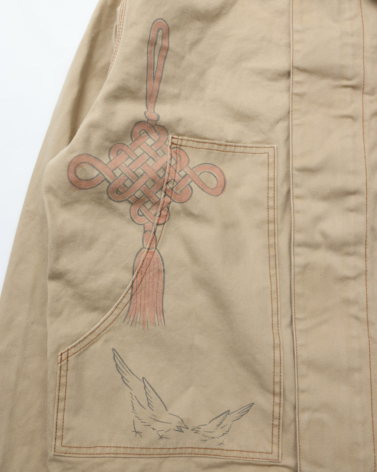 Work of Art Kendai /  DUCK JACKET AGED WASH