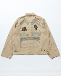 Work of Art Kendai / DUCK JACKET AGED WASH
