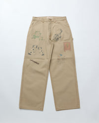 Work of Art Kendai / DUCK WORK PANTS AGED WASH