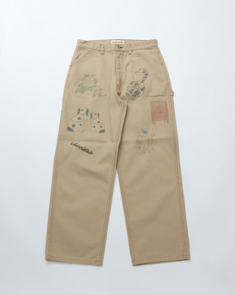 Work of Art Kendai / DUCK WORK PANTS AGED WASH