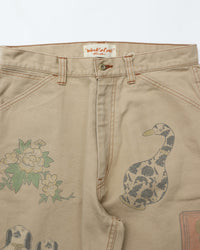 Work of Art Kendai / DUCK WORK PANTS AGED WASH