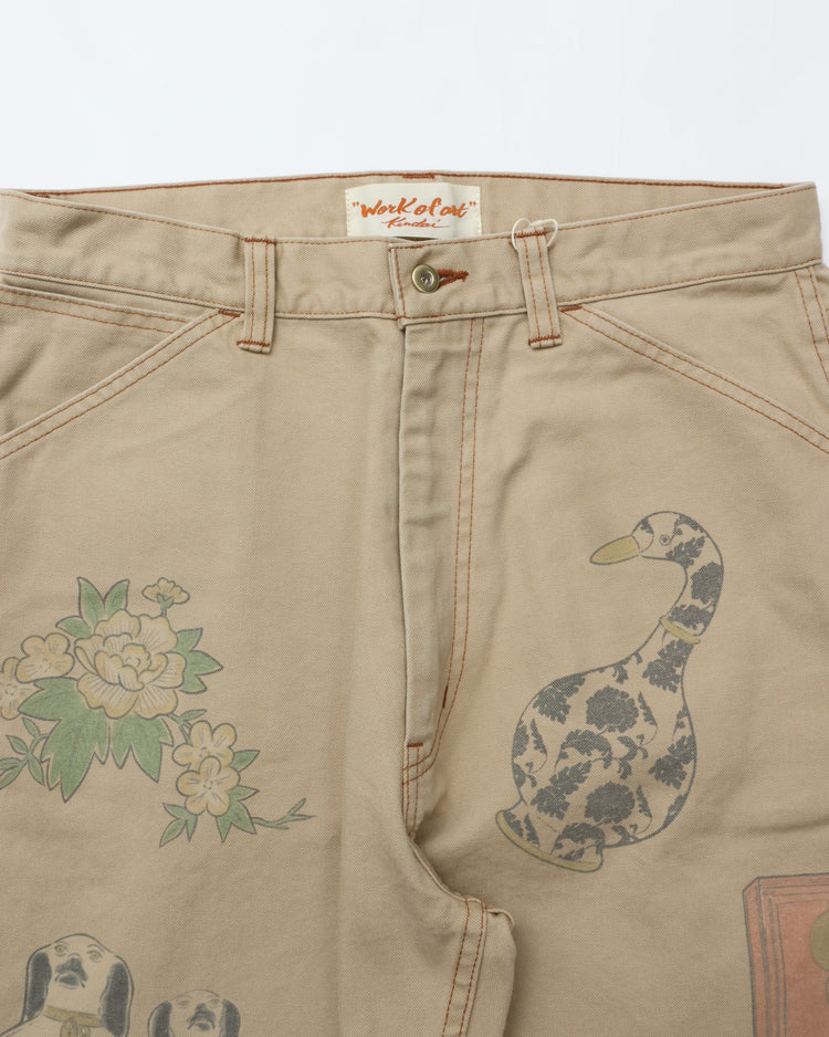 Work of Art Kendai / DUCK WORK PANTS AGED WASH