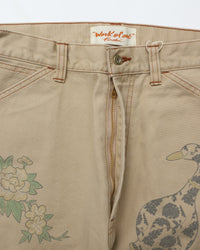Work of Art Kendai / DUCK WORK PANTS AGED WASH