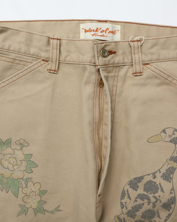 Work of Art Kendai / DUCK WORK PANTS AGED WASH