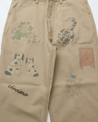 Work of Art Kendai / DUCK WORK PANTS AGED WASH