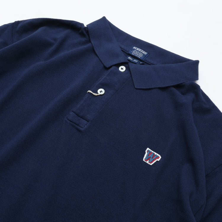 WORKERS  BIG Fit Polo, Navy