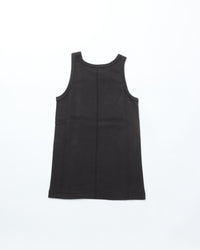 THE SHINZONE / CIRCULAR RIB TANKTOP 07 BLACK
