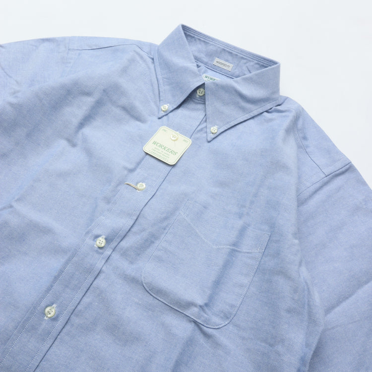 WORKERS  Modified Short Sleeve BD, OX, Blue