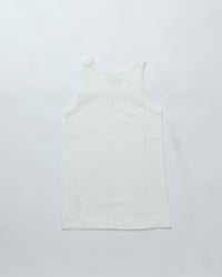 THE SHINZONE / CIRCULAR RIB TANKTOP 01 WHITE