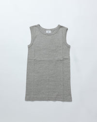 THE SHINZONE / CIRCULAR RIB SLEEVELESS 06 GRAY