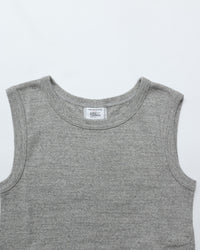 THE SHINZONE / CIRCULAR RIB SLEEVELESS 06 GRAY
