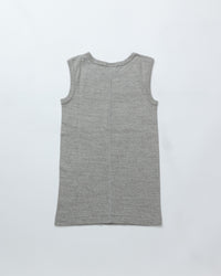THE SHINZONE / CIRCULAR RIB SLEEVELESS 06 GRAY